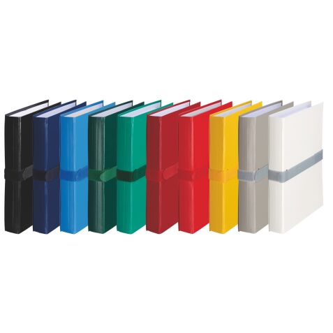 Extendable folder without flap Exacompta with velcro back 12 cm 