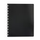 Protège-documents Viquel Géode - Essentiel Recycle - polypropylène opaque noir A4 40 pochettes - 80 vues