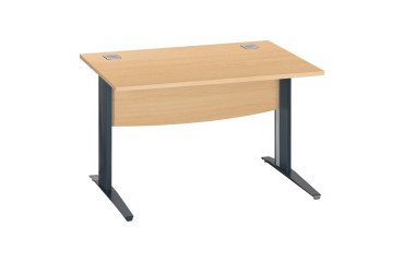 Mesa recta patas metal "L"  Excellens Bruneau
