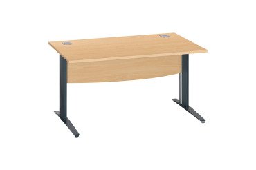 Bureau Excellens piètement L métal Bruneau