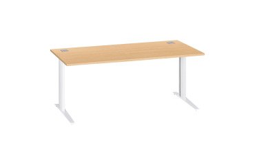 Mesa recta Excellens patas fijas Metal Plus