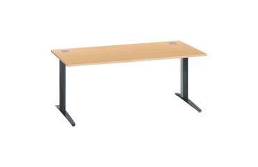 Mesa recta Excellens patas fijas Metal Plus