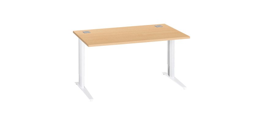 Mesa recta Excellens patas regulables Metal Plus