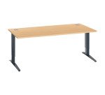 Mesa recta Excellens patas regulables Metal Plus