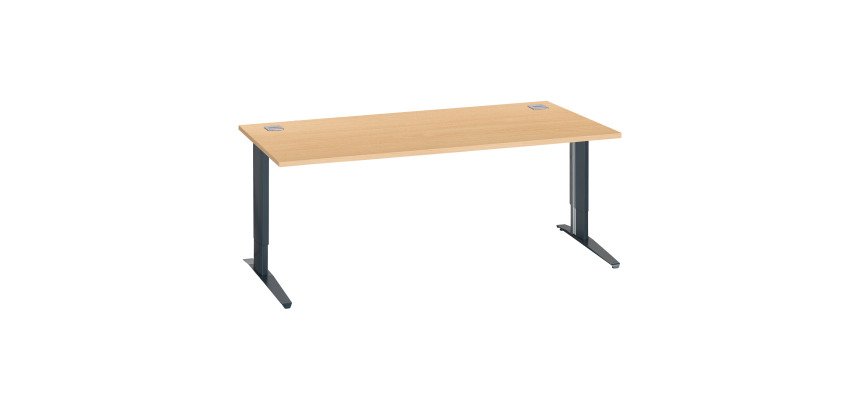 Mesa recta Excellens patas regulables Metal Plus