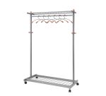 Vestiaire mobile alliant métal et bois