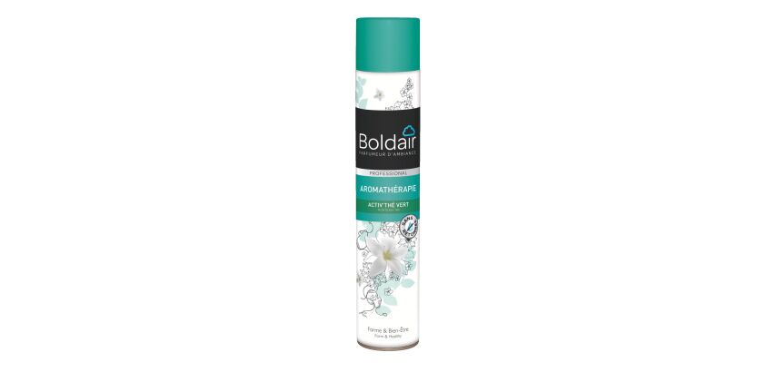 Désodorisant aromathérapie Boldair activ'thé vert - Aérosol 500 ml