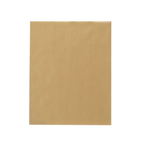 Bolsas sobre de papel kraft marrón con rayas finas, 260 x 330 mm, sin ventana - Caja de 50