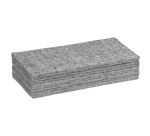 Boîte 10 recharges feutre pour bloc effaceur avec support