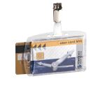 Identificadores rigidos con clip Durable 2 tarjetas