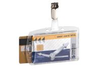 Identificadores rigidos con clip Durable 2 tarjetas