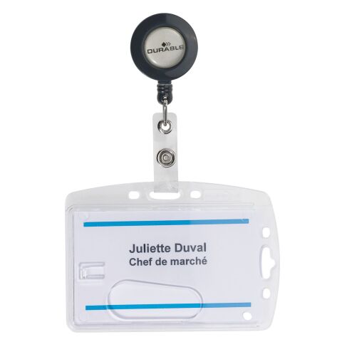 Identificador rígido, cordón extensible simple - pack de 10