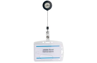 Identificador rígido, cordón extensible simple - pack de 10