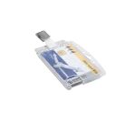 Identificadores rigidos con clip Durable 2 tarjetas