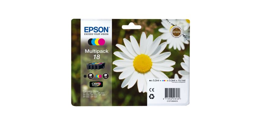 Epson18 Pack de 4 couleurs