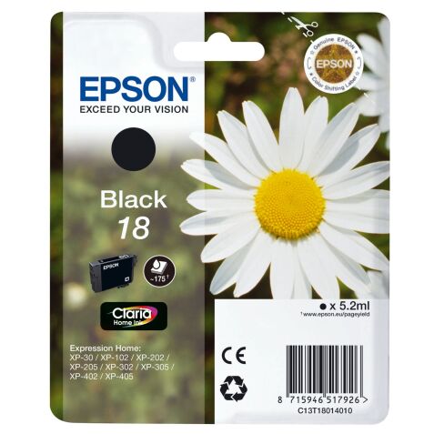 Epson 18 cartucho original negro (175 páginas)