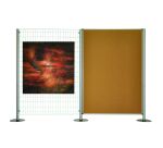 Grille d'exposition gris clair (sans piètement)