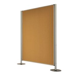 Panel display in cork
