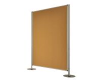 Panel display in cork