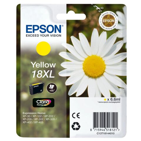 Epson 18XL cartucho original amarillo (450 páginas)