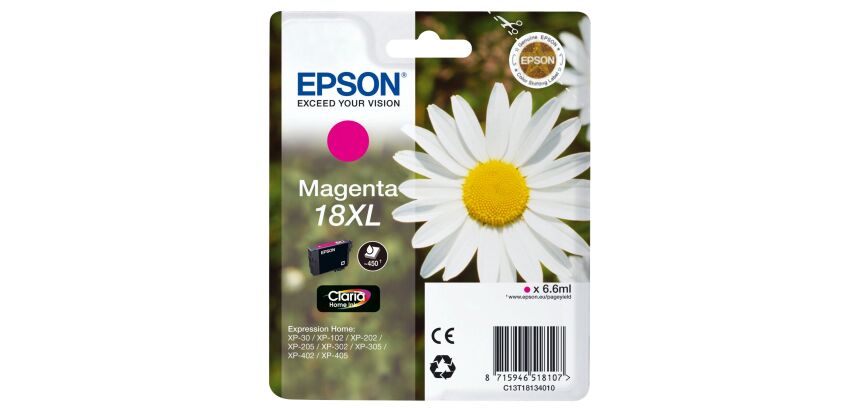 Cartridge Epson 18XL afzonderlijke kleuren