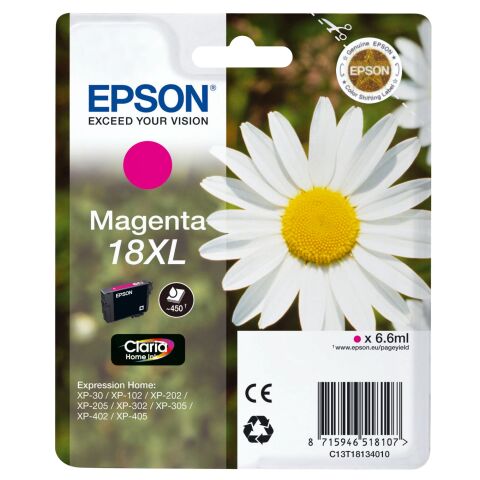 Epson 18XL cartucho original magenta (450 páginas)