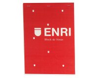 Bloc de notas liso grapado Enri 155 x 215 mm