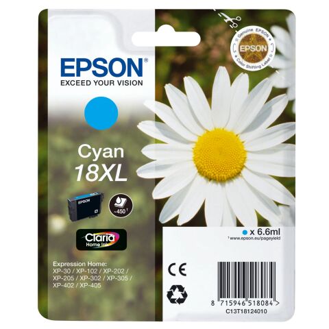 Epson 18XL cartucho original cian (450 páginas)
