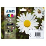 Pack of 4 cartridges Epson 18XL black + color