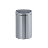 Poubelle 40 litres Brabantia Touch Bin ovale inox mat