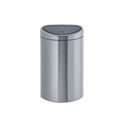 Poubelle 40 litres Brabantia Touch Bin ovale inox mat