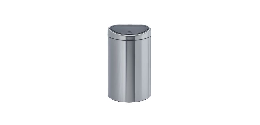 Trash can 40 liters Brabantia Touch Bin, oval