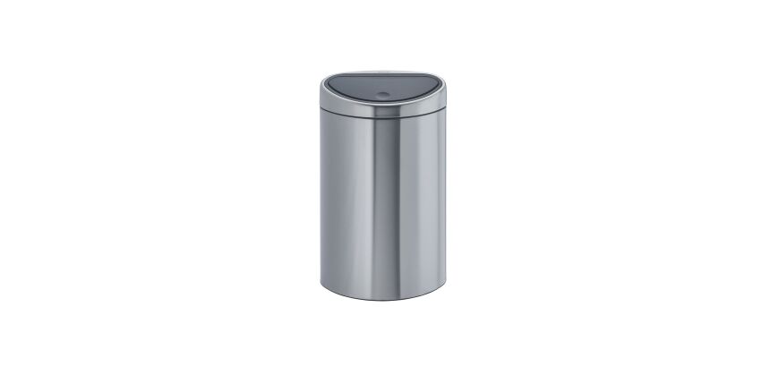 Poubelle 40 litres Brabantia Touch Bin ovale inox mat