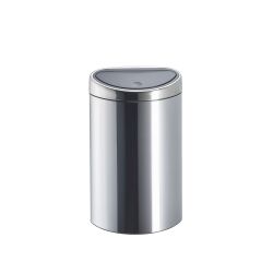 Papelera ovala 40 litros Brabantia Touch Bin inox