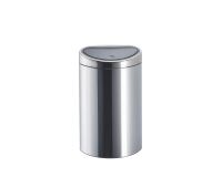 Poubelle 40 litres Brabantia Touch Bin ovale inox brillant