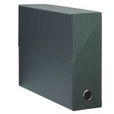 Standard cardboard Adine filing box with 9 cm back - green