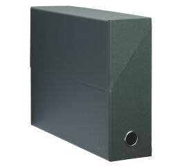 Standard cardboard Adine filing box with 9 cm back - green
