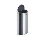 Poubelle 40 litres Brabantia Touch Bin ovale inox brillant
