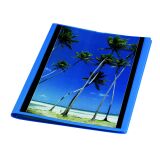 Protège-documents personnalisables Viquel Essentiel Recyclé polypropylène translucide A4 50 pochettes - 100 vues - couleur