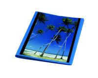 Protège-documents personnalisables Viquel Essentiel Recyclé polypropylène translucide A4 50 pochettes - 100 vues - couleur