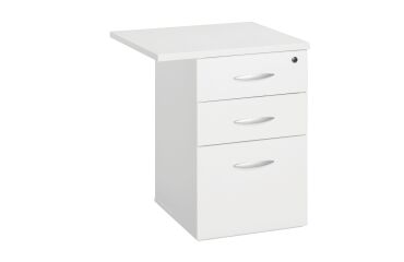 Mobile drawer cabinet angle wood 3 drawers Excellens
