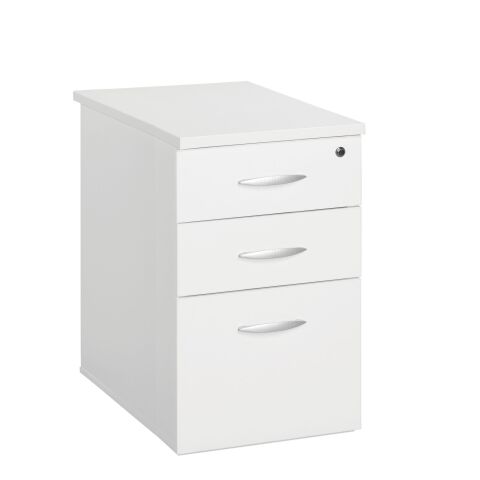 Cajonera altura de mesa Blanco 80 cm en blanco