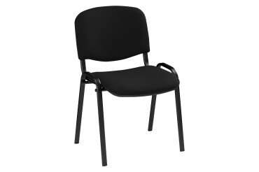 Classic conference chair with black legs