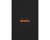 Notizblock Rhodia schwarz 80 Blatt 5 x 5 n°18 Format 21 x 29,7 cm