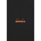 Block Rhodia black staples 80 sheets 5 x 5 n°18 size 21 x 29.7 cm