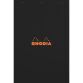 Bloc de bureau Rhodia 21 x 29,7 cm agrafé noir n°18 - 5 x 5 - 80 feuilles