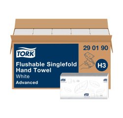 Essuie-mains pliage enchevêtré Tork H3 Advanced délitable- Carton de 3750