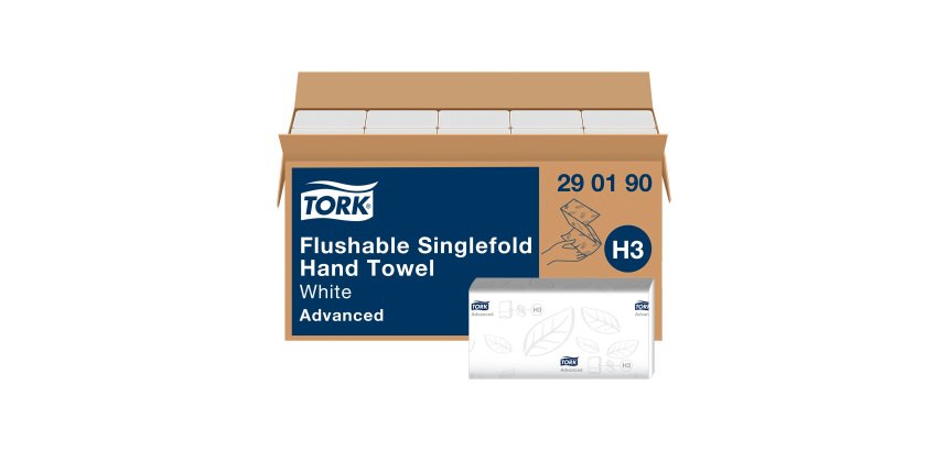 Essuie-mains pliage enchevêtré Tork H3 Advanced délitable- Carton de 3750