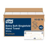 Hand wipers Z-folded Tork H3 Premium Soft - Box of 3000