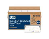 Hand wipers Z-folded Tork H3 Premium Soft - Box of 3000